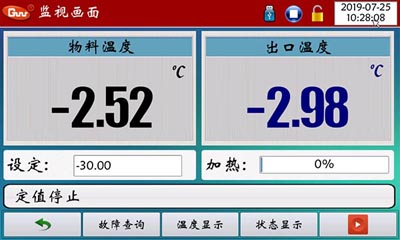 高低溫一體機(jī)監(jiān)控畫(huà)面